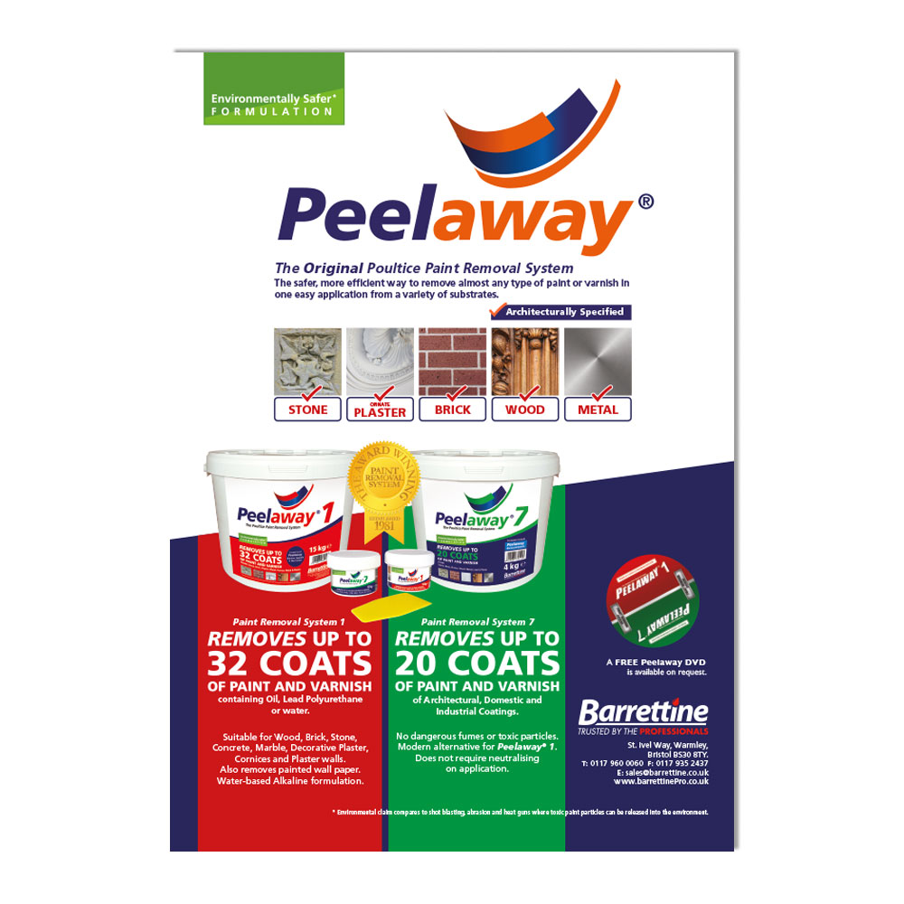 Peelaway Advert A4