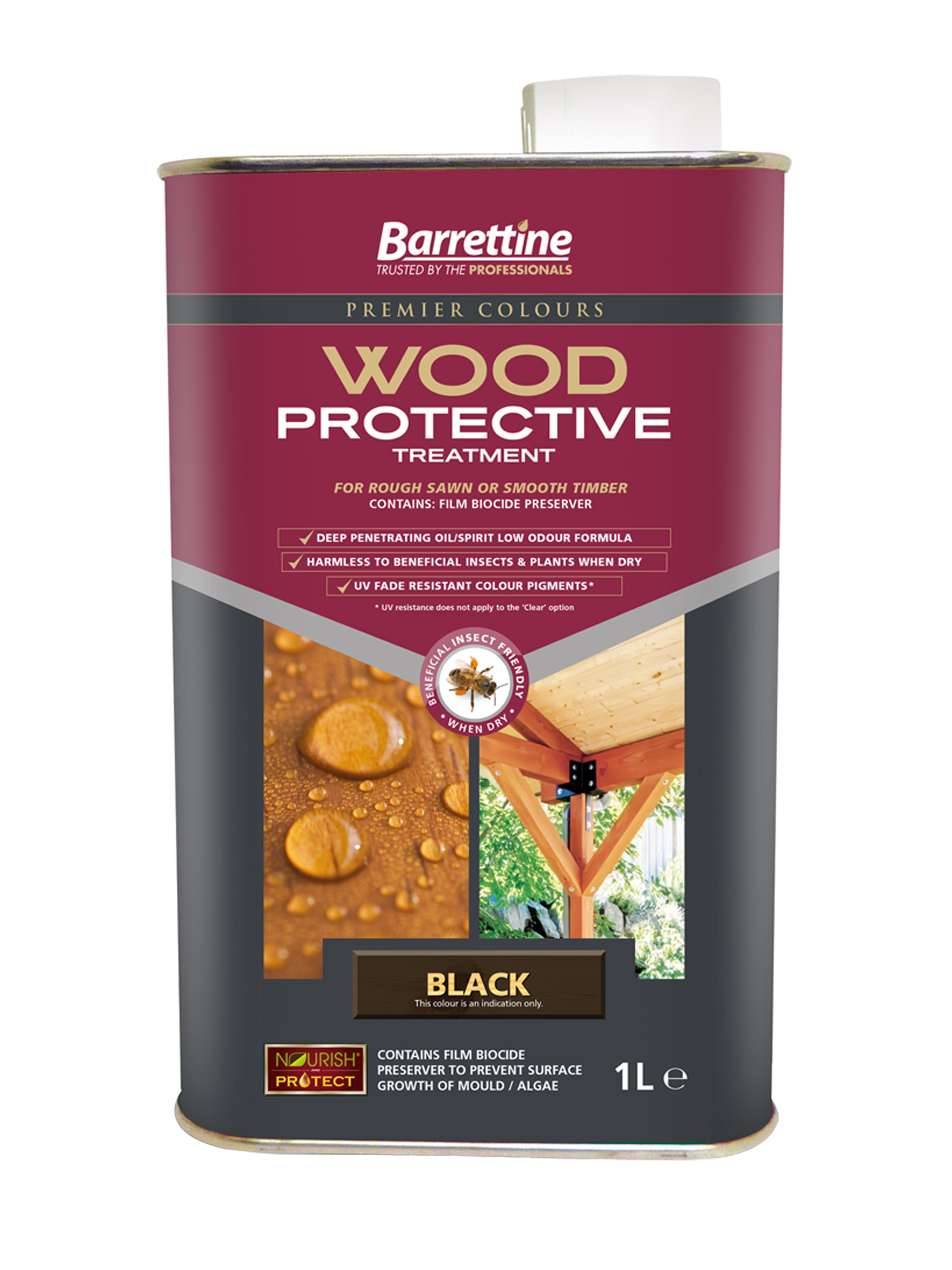 Wood Protective Treatment: Black 1L
