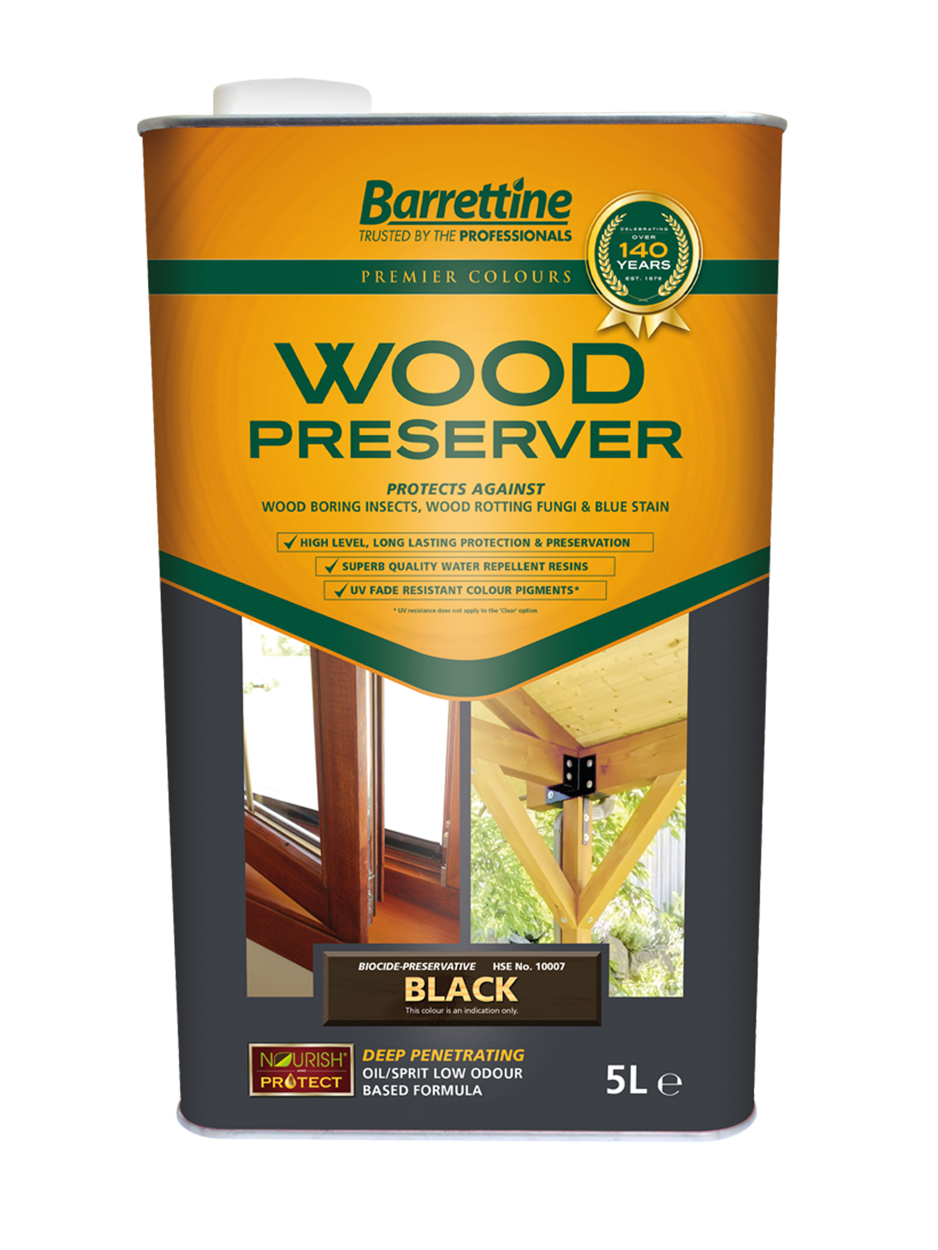 Wood Preserver 5L Black