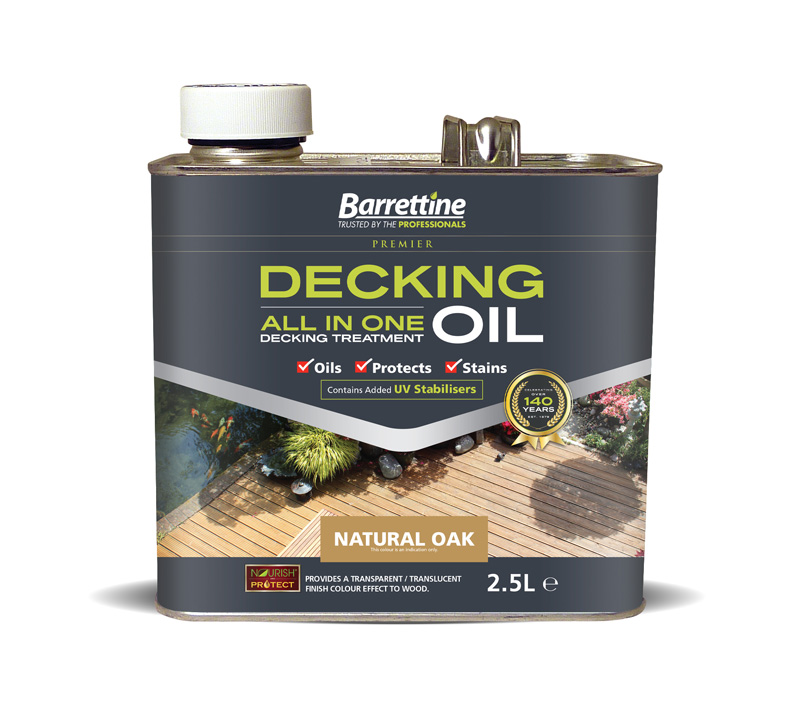 Decking Oil All-In-One 2.5L Natural Oak