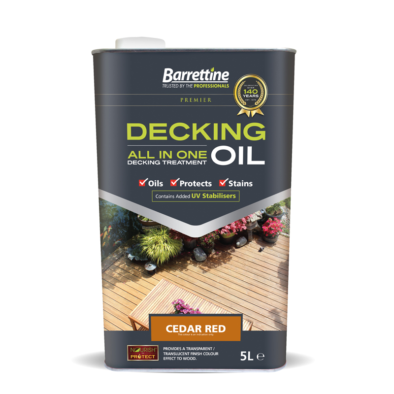 Decking Oil All-In-One 5L Cedar Red