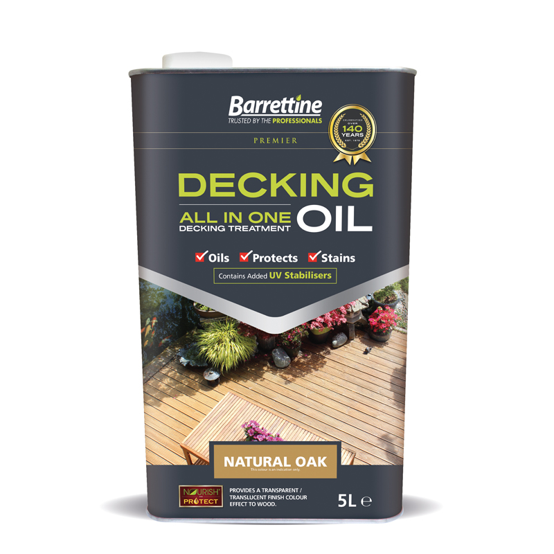 Decking Oil All-In-One 5L Natural Oak