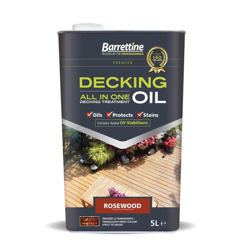 Decking Oil All-In-One 5L Rosewood