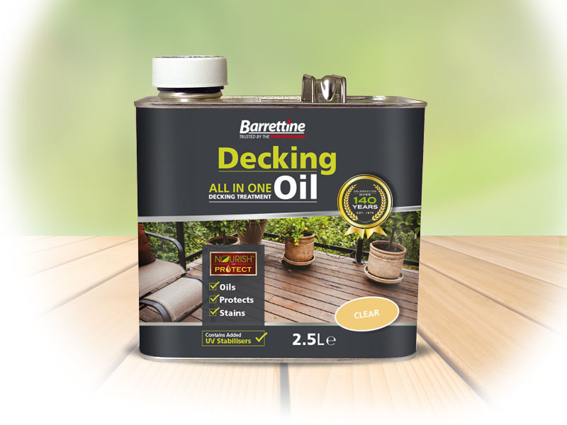 Decking Oil All-In-One-Treatment | Barrettine Products